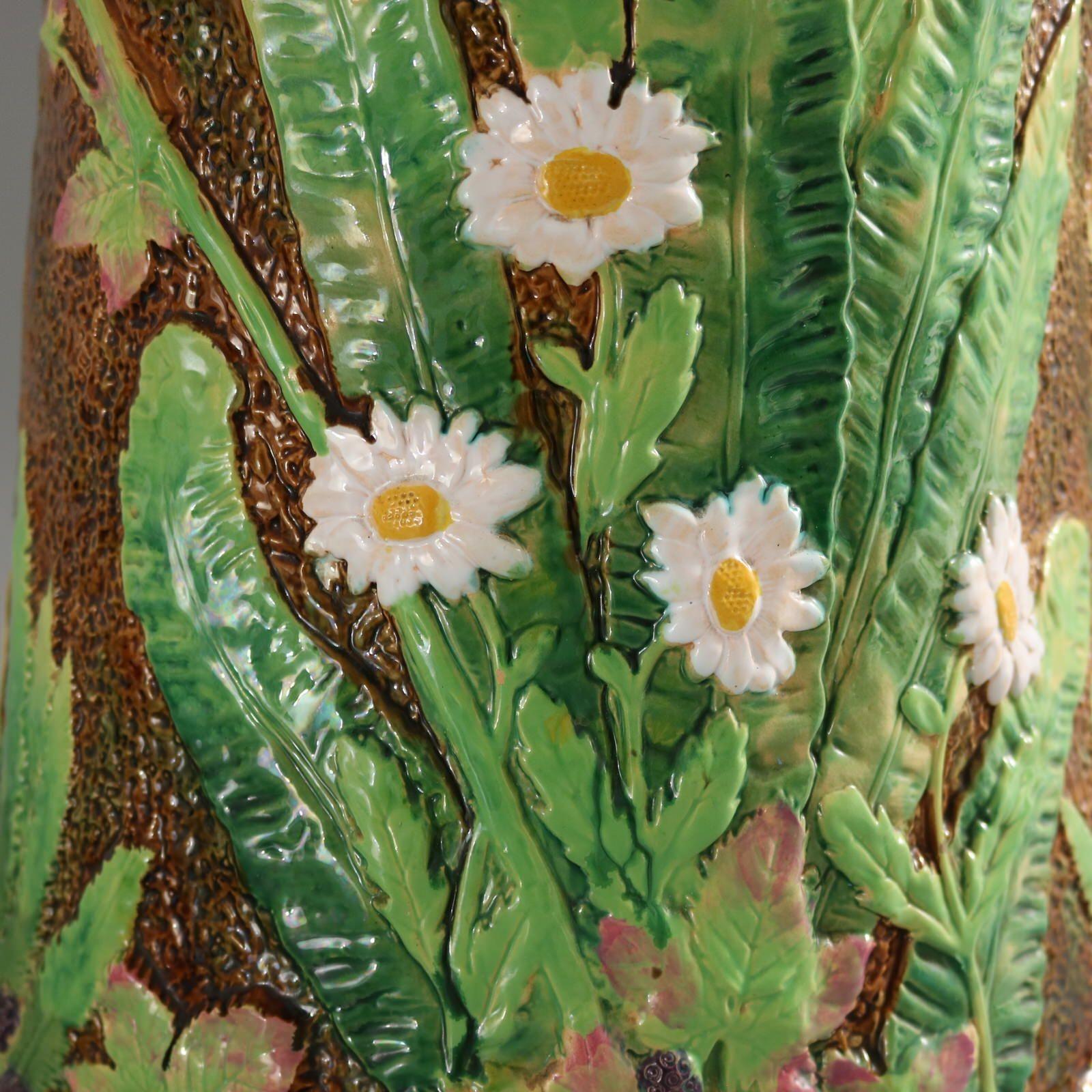 George Jones Majolica Daisy Garden Seat 4