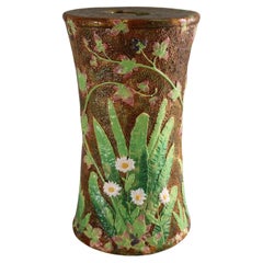 George Jones Majolica Daisy Garden Seat