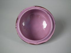 George Jones Majolica Insect Pot and Cover