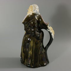 George Jones Majolica Monk Pitcher