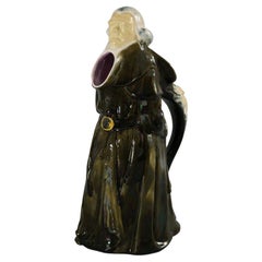 George Jones Majolica Monk Pitcher