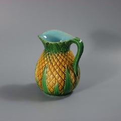 George Jones Majolica Pineapple Form Milk Jug