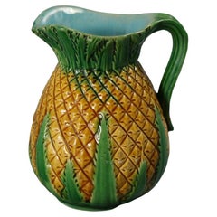 George Jones Majolica Pineapple Form Milk Jug