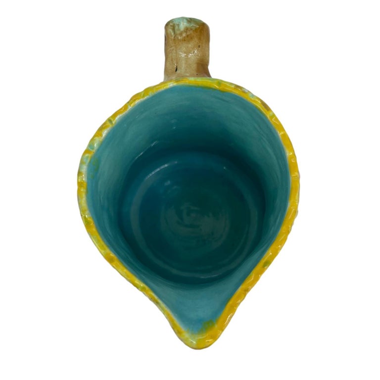 George Jones Majolica Pitcher Molded as a Hawthorn Tree, English, ca ...