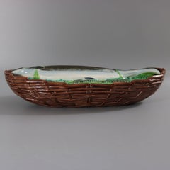 George Jones Majolica Salmon Tureen