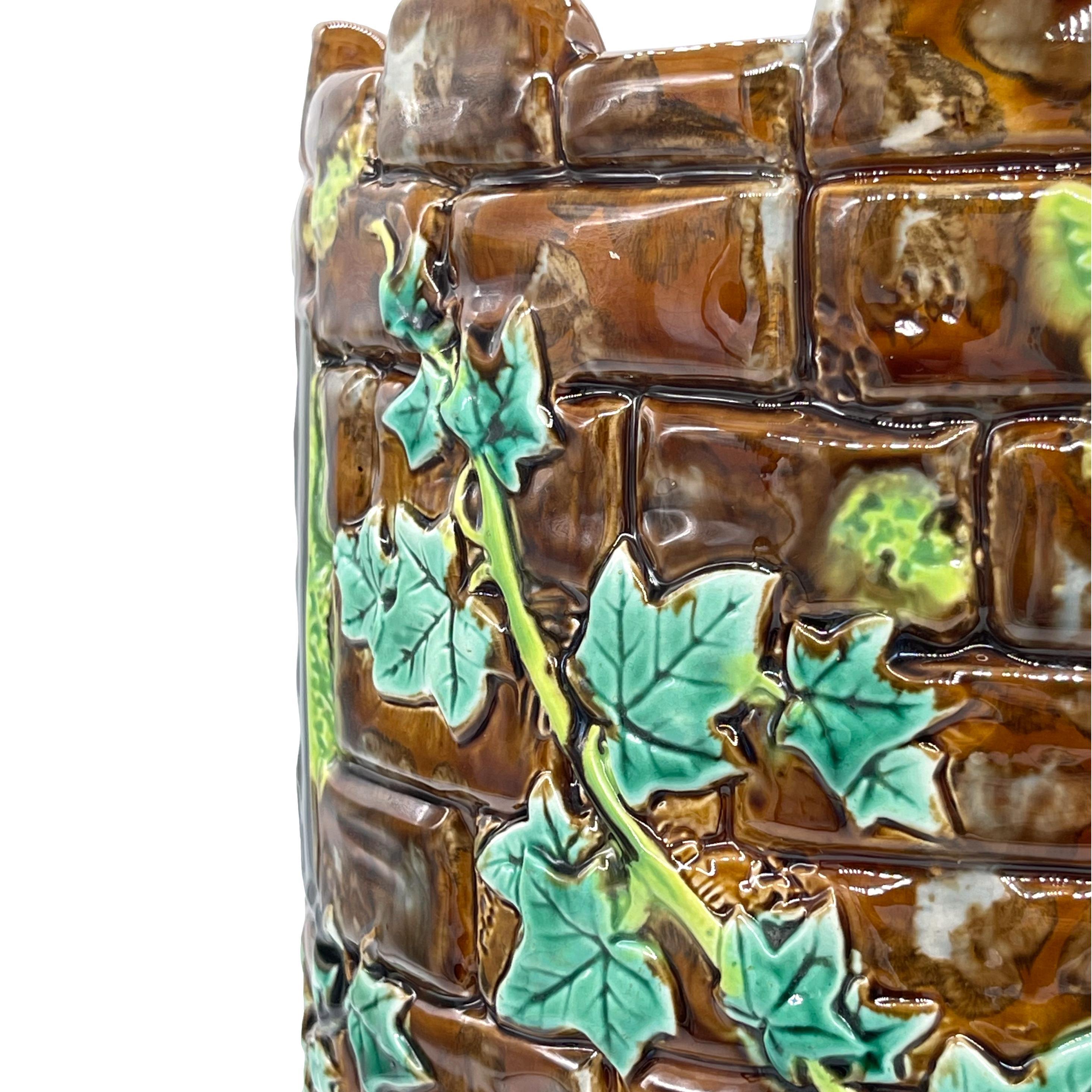 George Jones Majolica 'Tower Stilton' Dish Cheese-Keeper, English, ca. 1876 For Sale 6