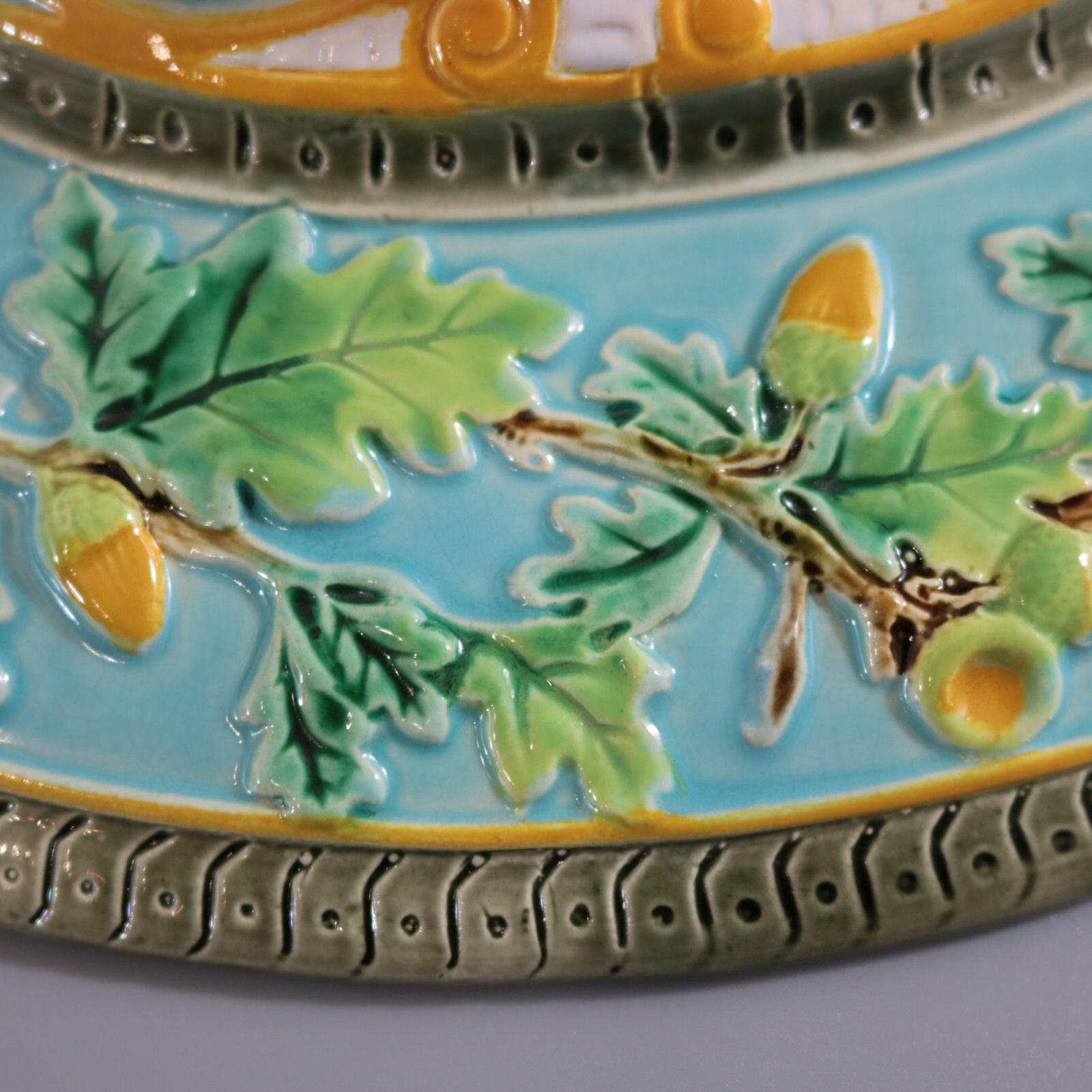 George Jones Majolica Wild Boar Game Pie Dish For Sale 8