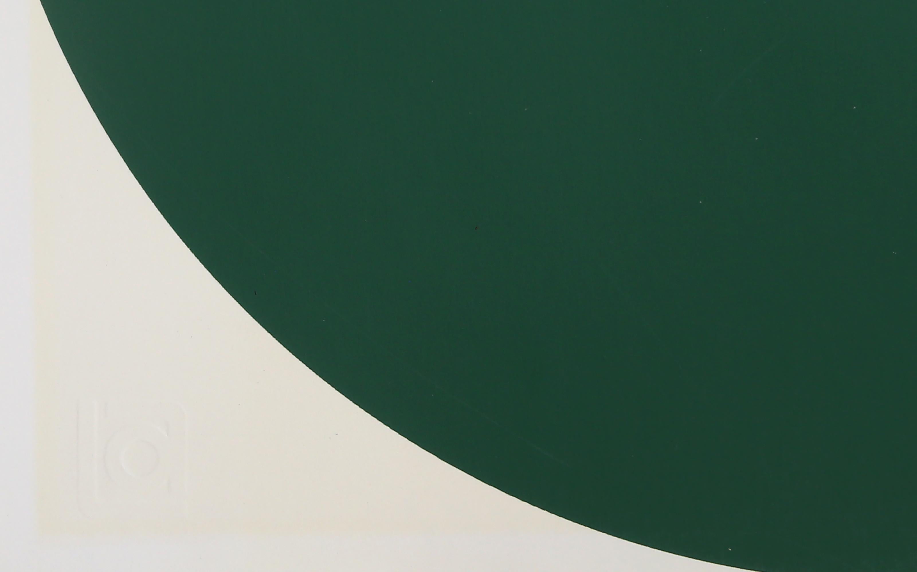 Ost-West Transit IV, Abstract Geometric Screenprint by Georg Karl Pfahler - Print by George Karl Pfahler
