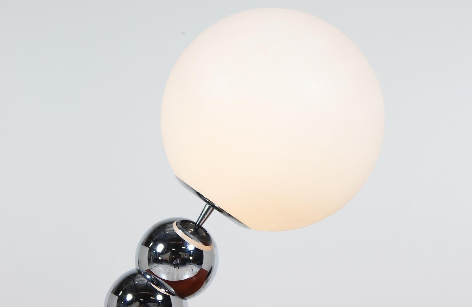 Mid-Century Modern George Kovacs Chrome Caterpillar Table Lamp