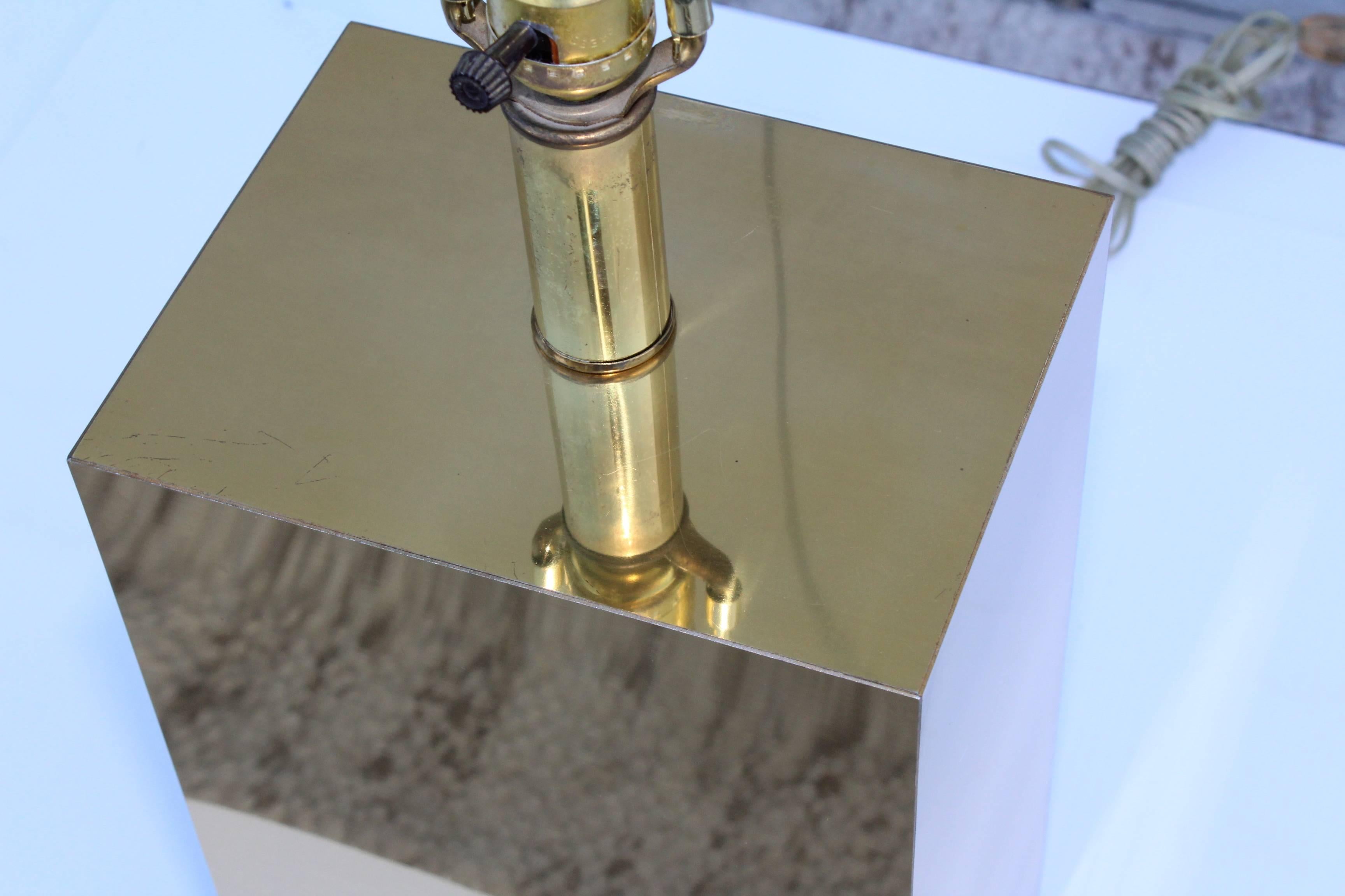 George Kovacs Modernist Brass Table Lamp For Sale 3