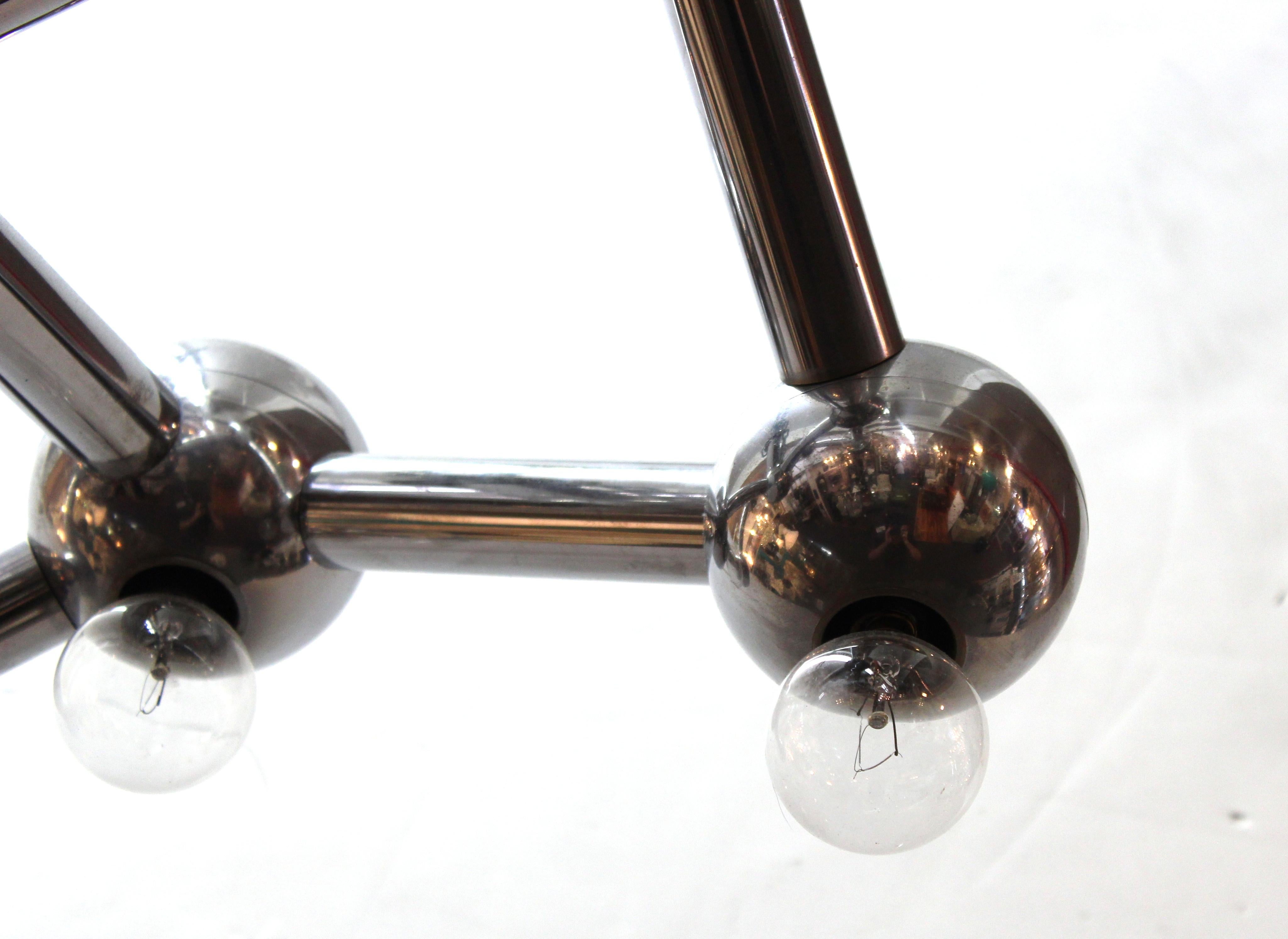 George Kovacs Molecular Style Chandelier in Chrome 3