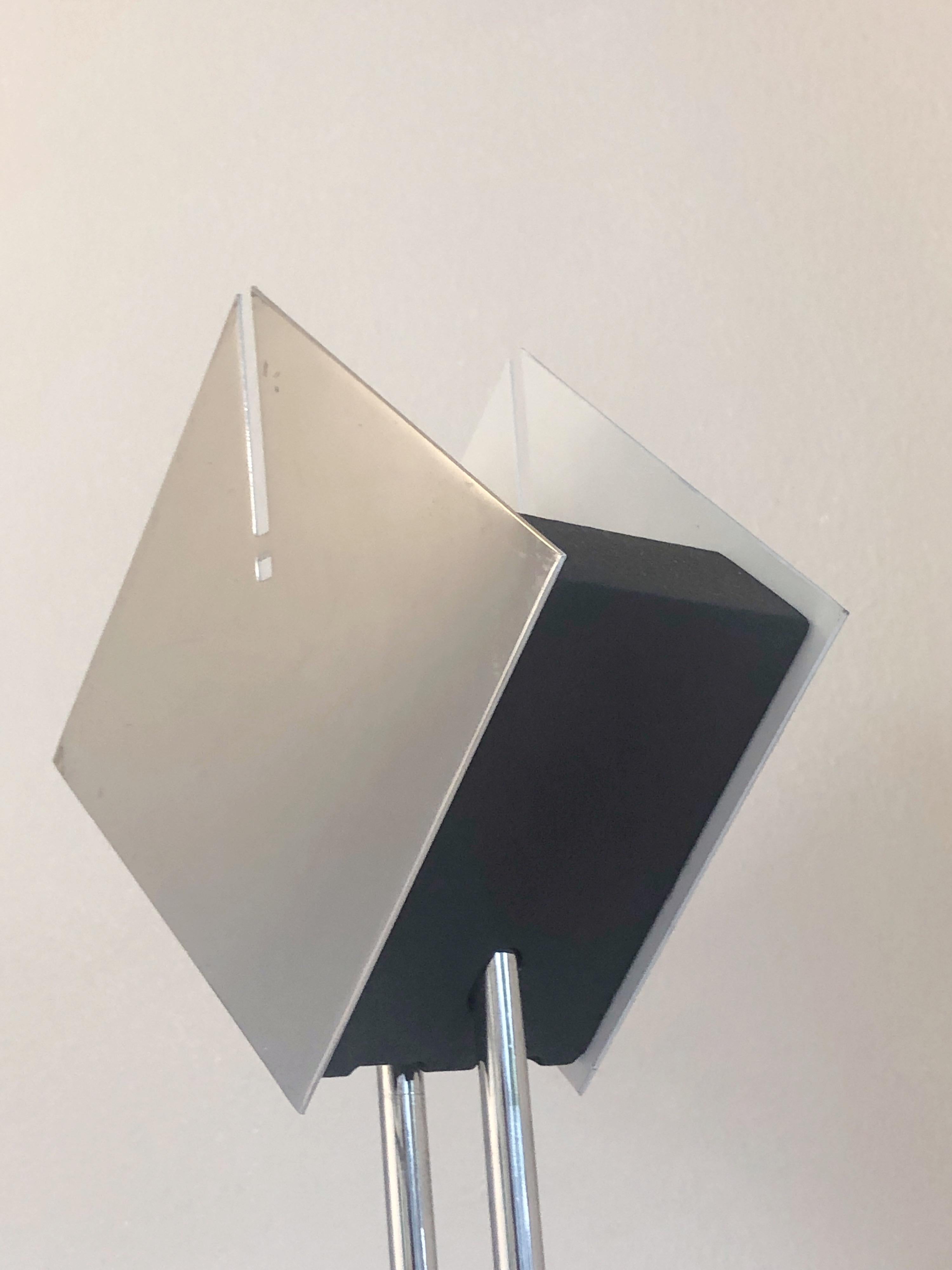 George Kovacs Post Modern Geometric Floor Lamp Sconces by Sonneman, 1987 1