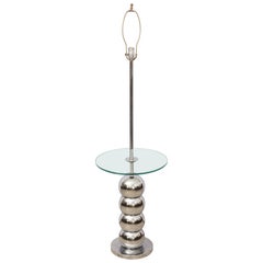 Vintage George Kovacs Stacked Chrome Ball Floor Lamp, 1960s USA