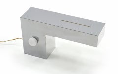 George Kovaks Table / Desk Lamp, Chrome, Right Angle Cantilever Design, Works