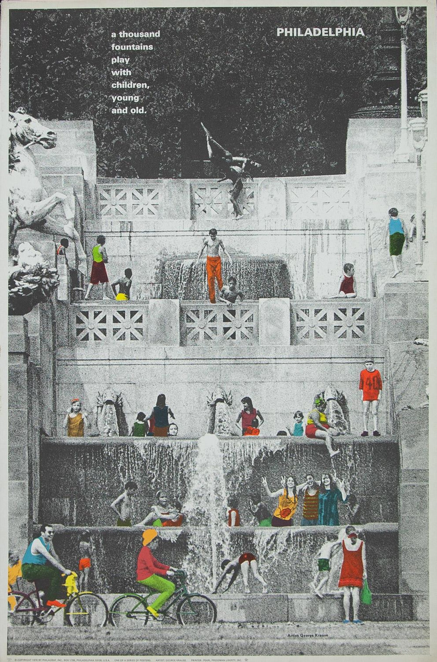A Thousand Fountains Play with Children, Young and Old Philadelphia G.  Krause For Sale at 1stDibs