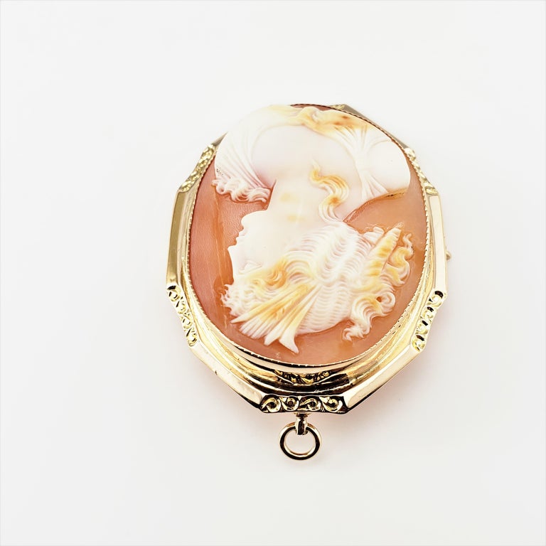 George L. Paine Co. 10 Karat Yellow Gold Cameo Brooch/Pendant at ...