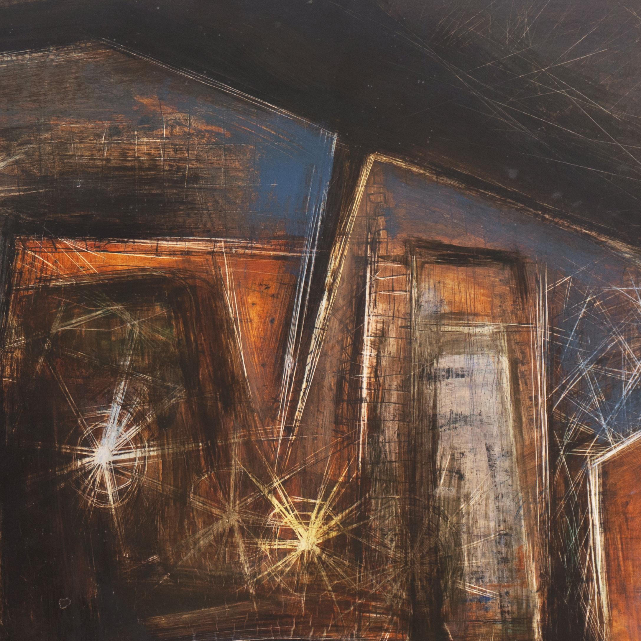 'Fireflies', Art Institute of Chicago, San Francisco Art Association, Seattle - Abstract Painting by George Laisner
