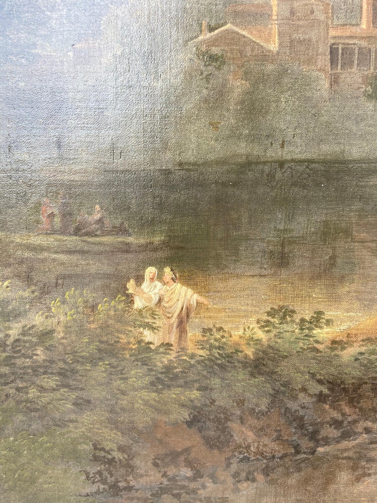 Lambert Stunning 18th Century Landscape By Lambert For