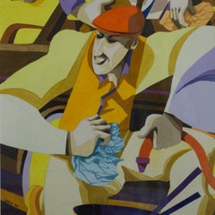 George Large, Sunday morning, Cubist art