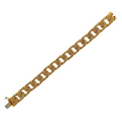 George L
enfant for Fred Paris Gold Link Bracelet