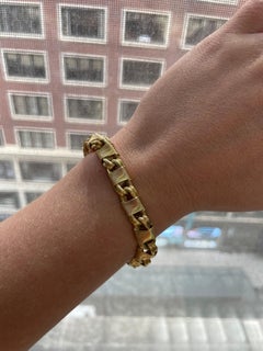 George L'Enfant for Tiffany & Co. France, Mid-Century 18K Yellow Gold Bracelet