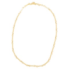 Georges L'Enfant Vintage Collier à chaîne en or jaune 18 carats