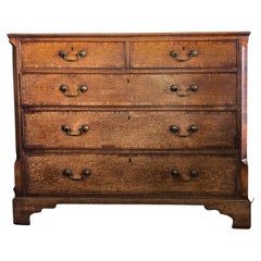 George III / Chippendale Oak Chest of Drawers