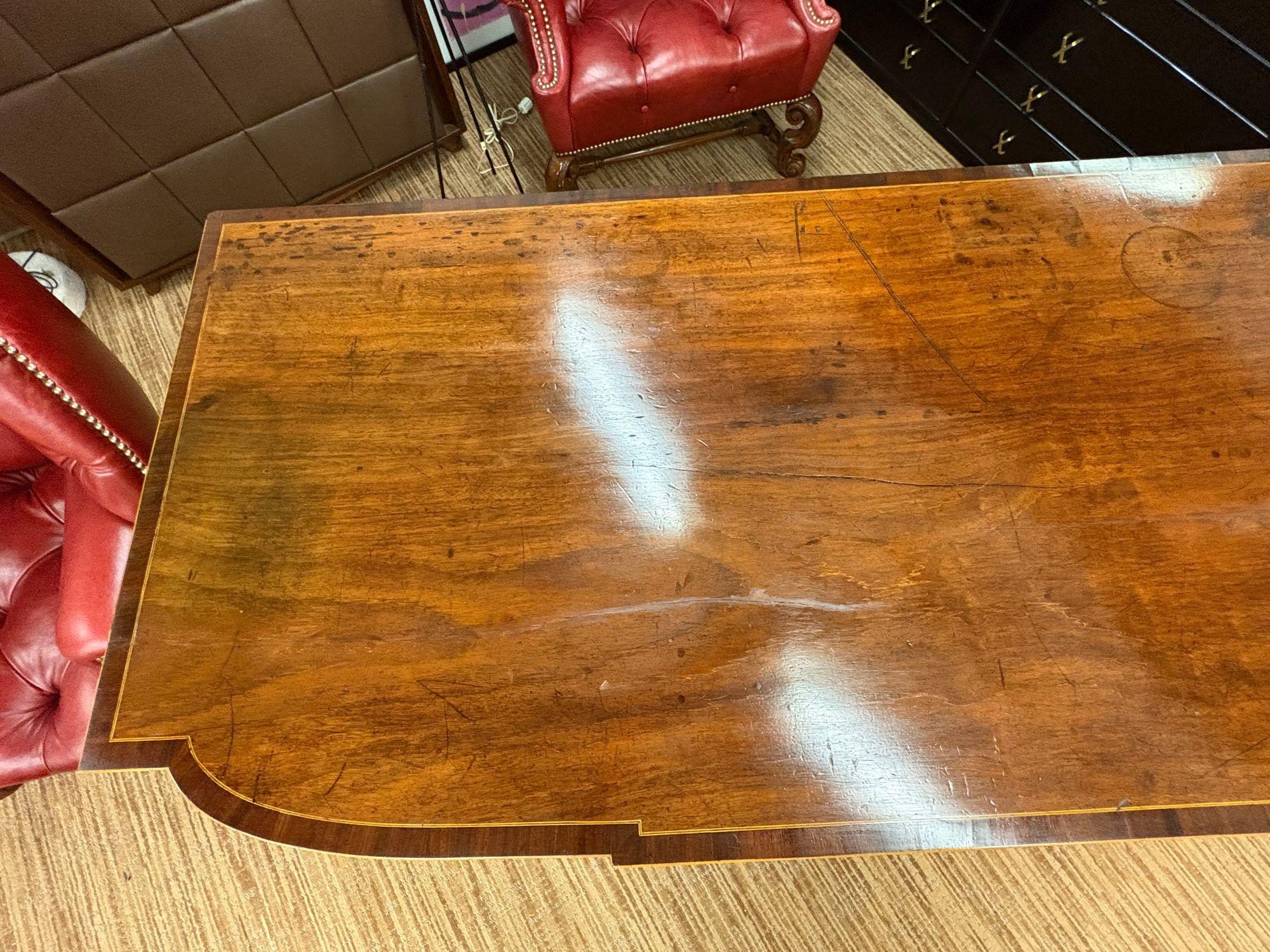 George lll, Mahogany, Satinwood Inlay, Sideboard, England, 18th/19th C. For Sale 1