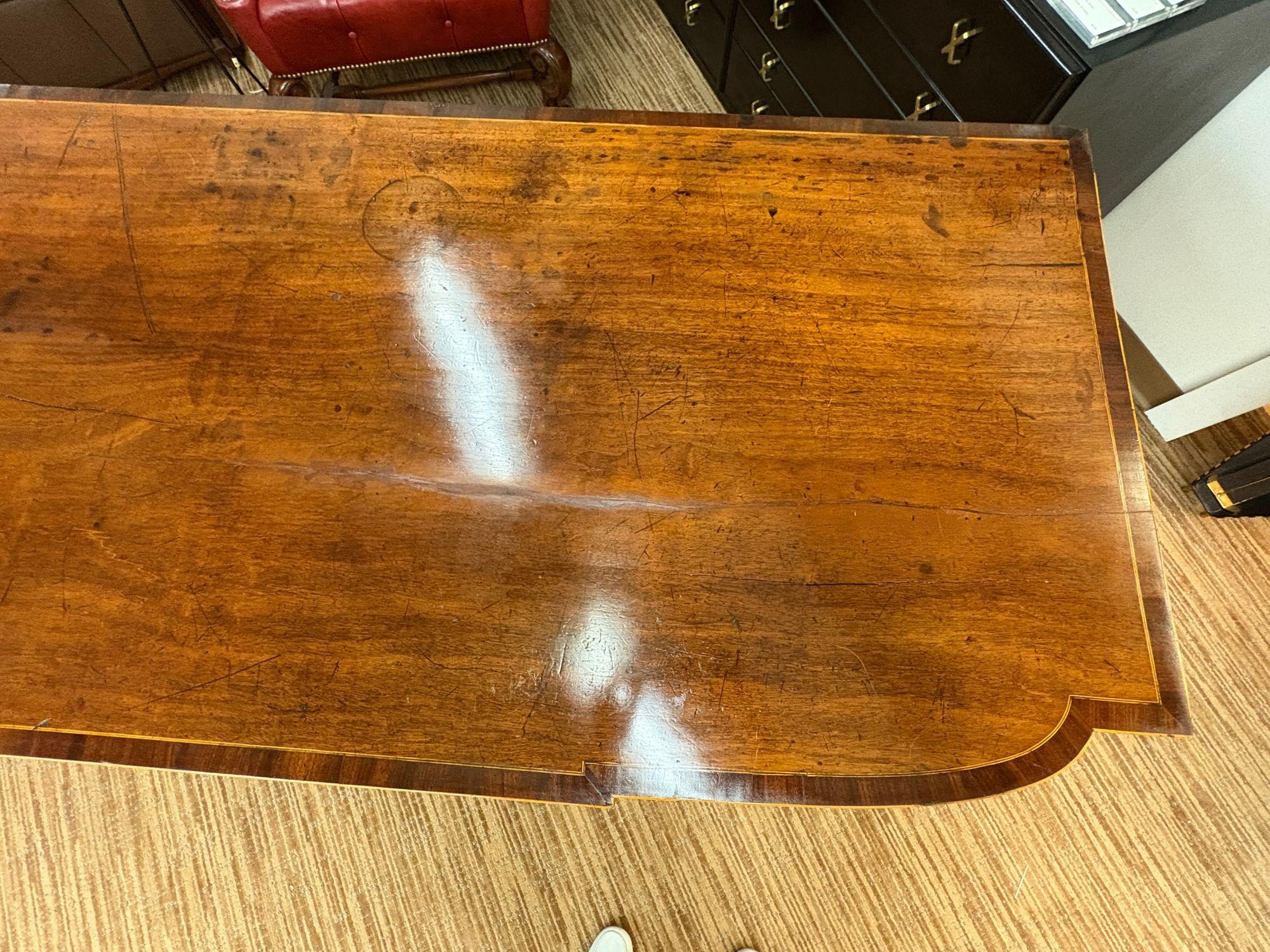 George lll, Mahogany, Satinwood Inlay, Sideboard, England, 18th/19th C. For Sale 2