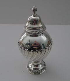 George lll Solid / Sterling Silver Tea Caddy - 1769