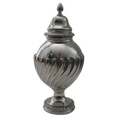 Antique George lll Solid / Sterling Silver Tea Caddy - 1769