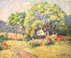 Pintor impresionista del siglo XX GL Noyes Paisaje de Vermont