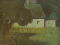 American Impressionist George Loftus Noyes Nocturne Tonalist Landscape Painting