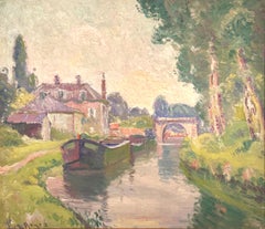 George Loftus Noyes Amerikanischer Impressionist Gemälde Französisch Kanal-Szene