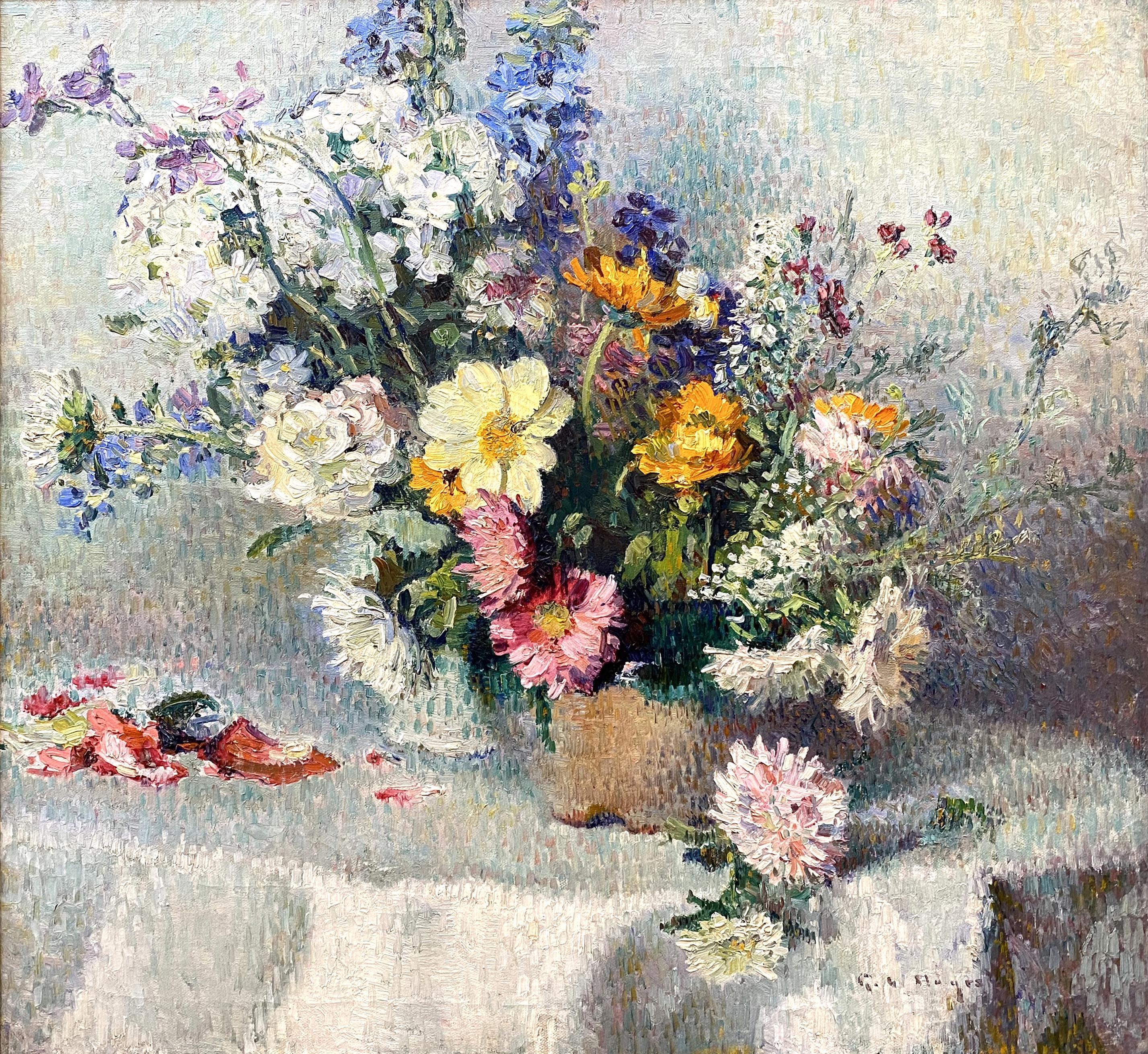 Flowers anciennes - Impressionnisme américain Art par George Loftus Noyes