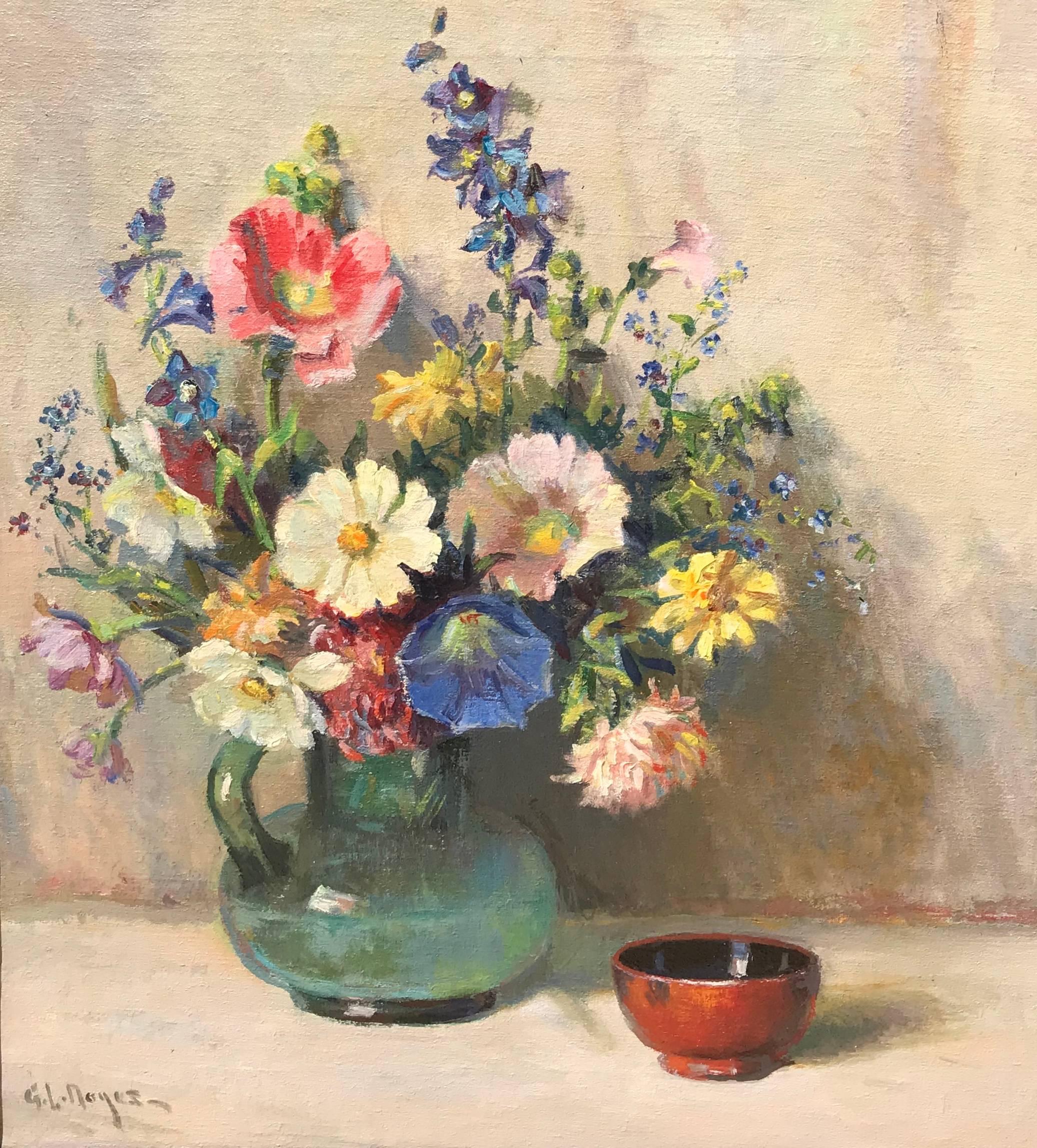 George Loftus Noyes Still-Life Painting - “Spring Bouquet”