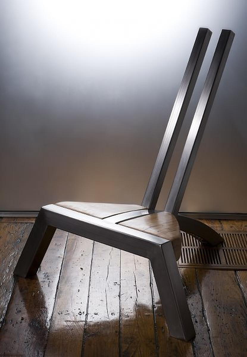 George LONG Still-Life Sculpture -  Adirondack Chair 1 