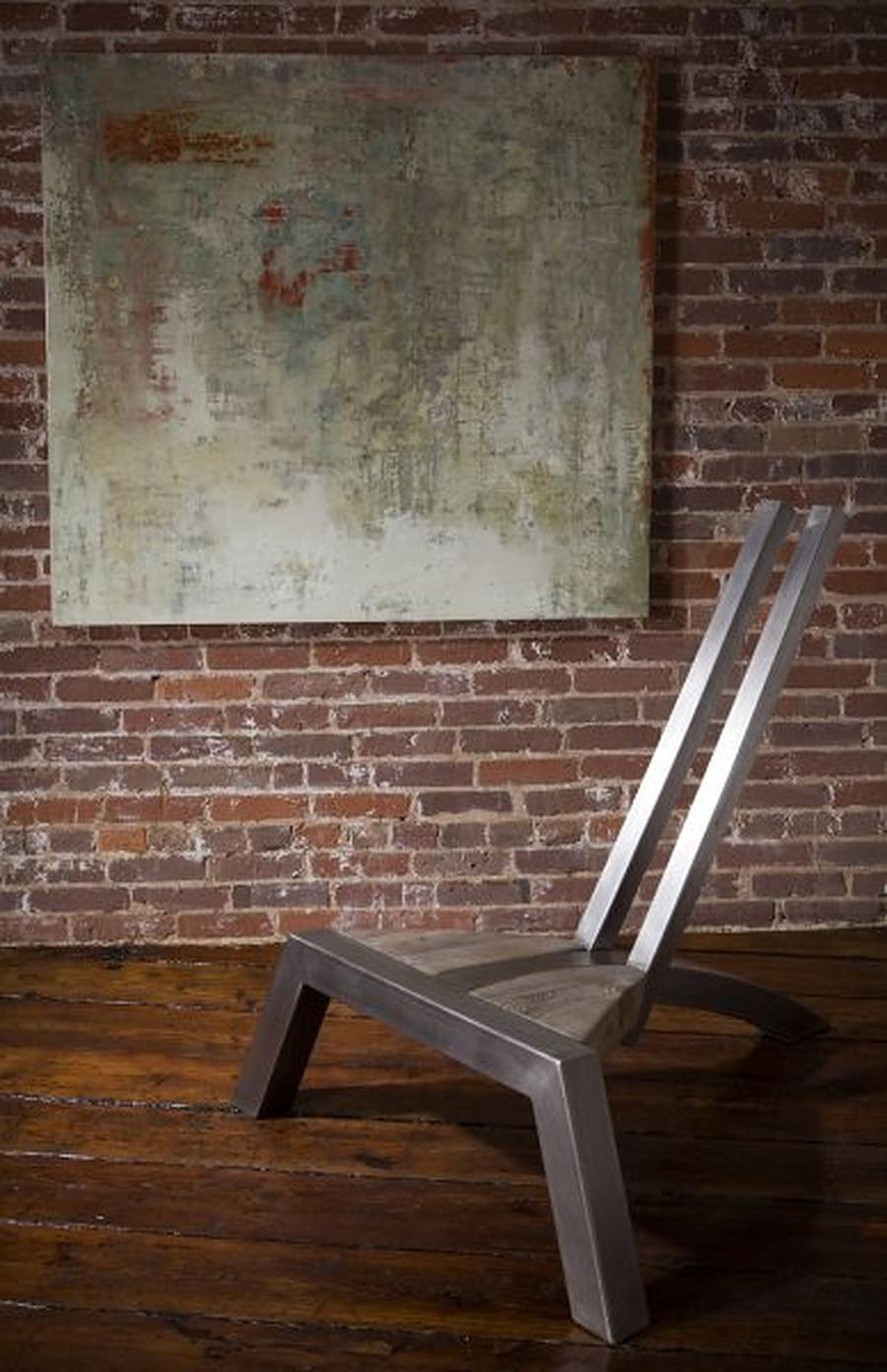 George LONG Still-Life Sculpture -  Adirondack Chair 2 