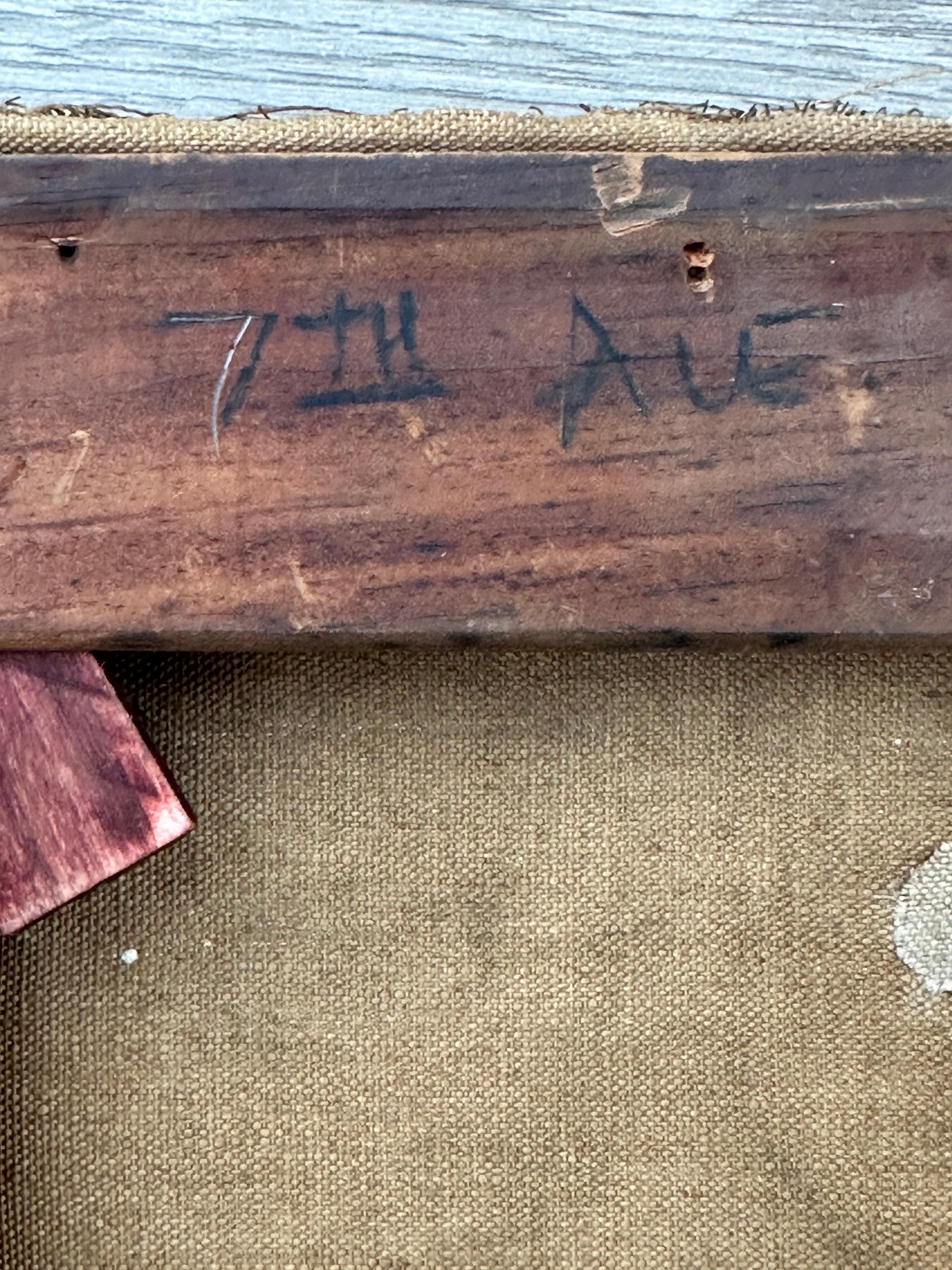 Seventh Avenue (peinture du paysage urbain de Manhattan à New York) en vente 3