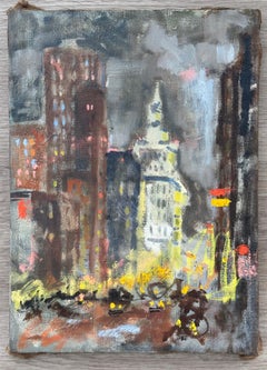 Seventh Avenue (New York City Manhattan cityscape painting)