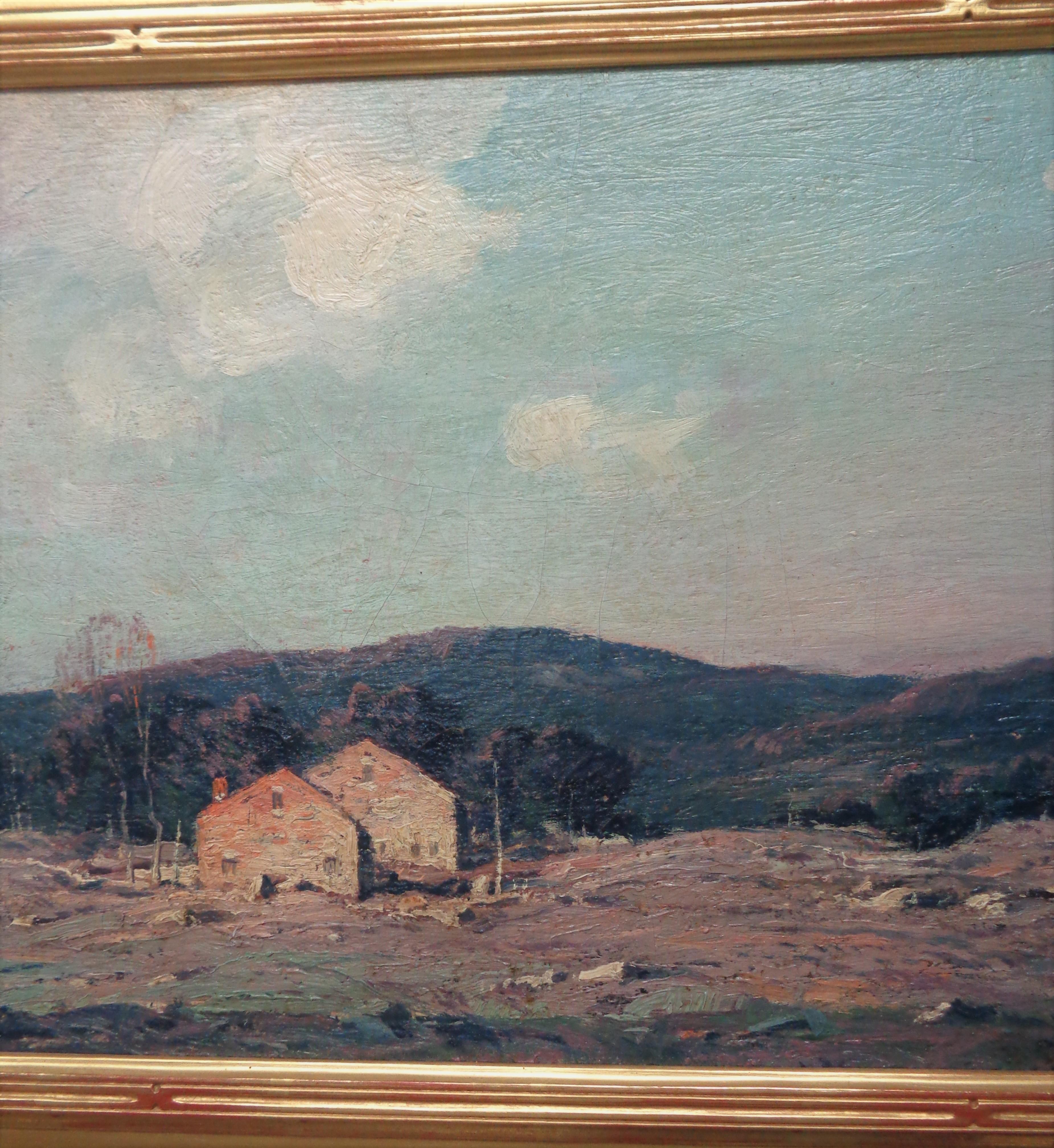  American Impressionist Artist Oil Painting George Bruestle Salmagundi Club For Sale 1