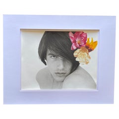 George Machado Orig B&WPhotograph Male Portrait “One of a Kind Collage” Series