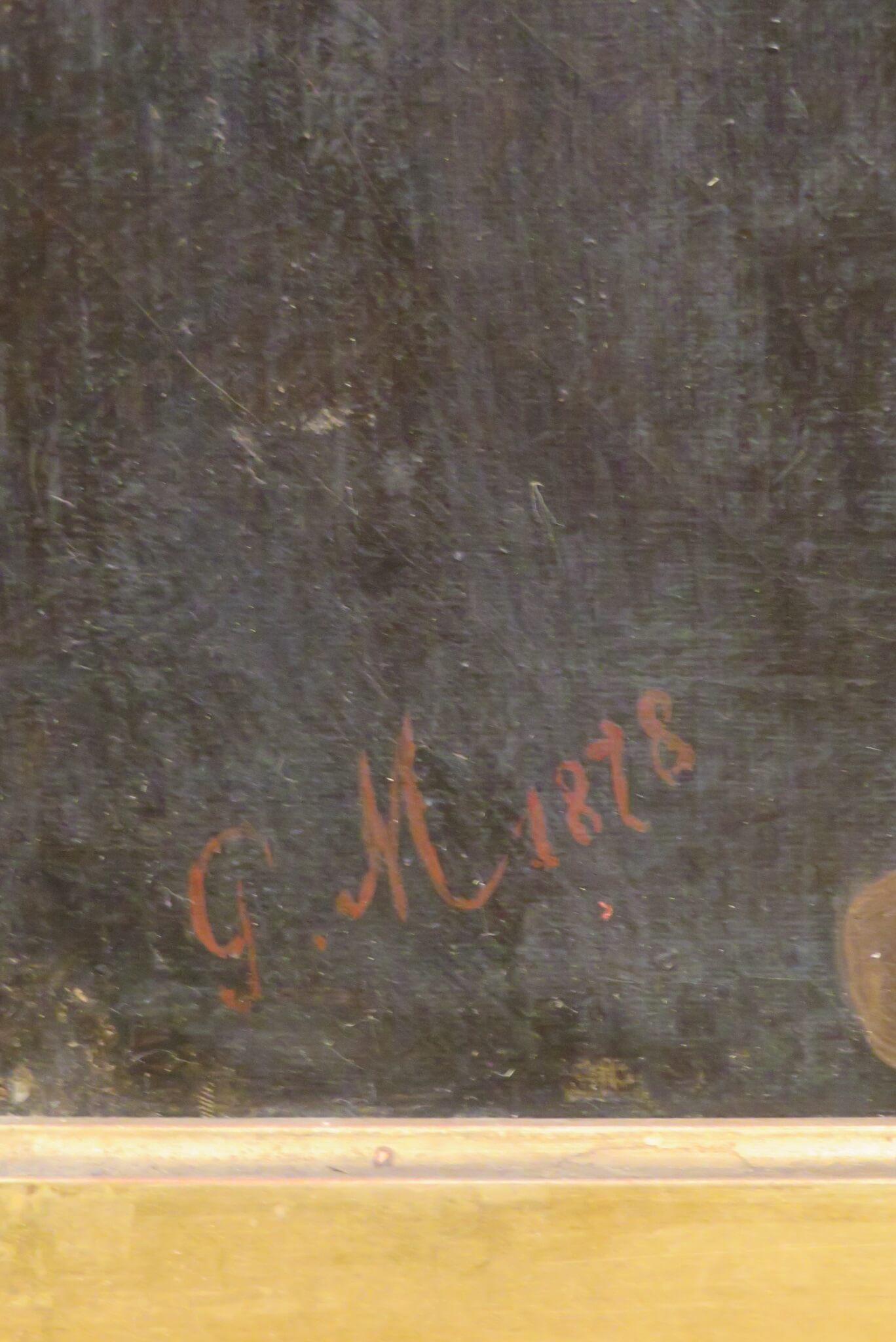 Original English Antique 19th / 20th Century oil painting PORTRAIT OF A GIRL For Sale 1