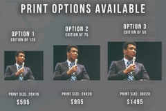Muhammad Ali Candid Fine Art Print
