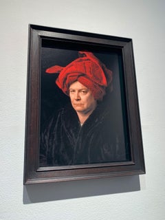 Jan van Eyck-Portrait of a Man 1433 (2021) - contemporary twist