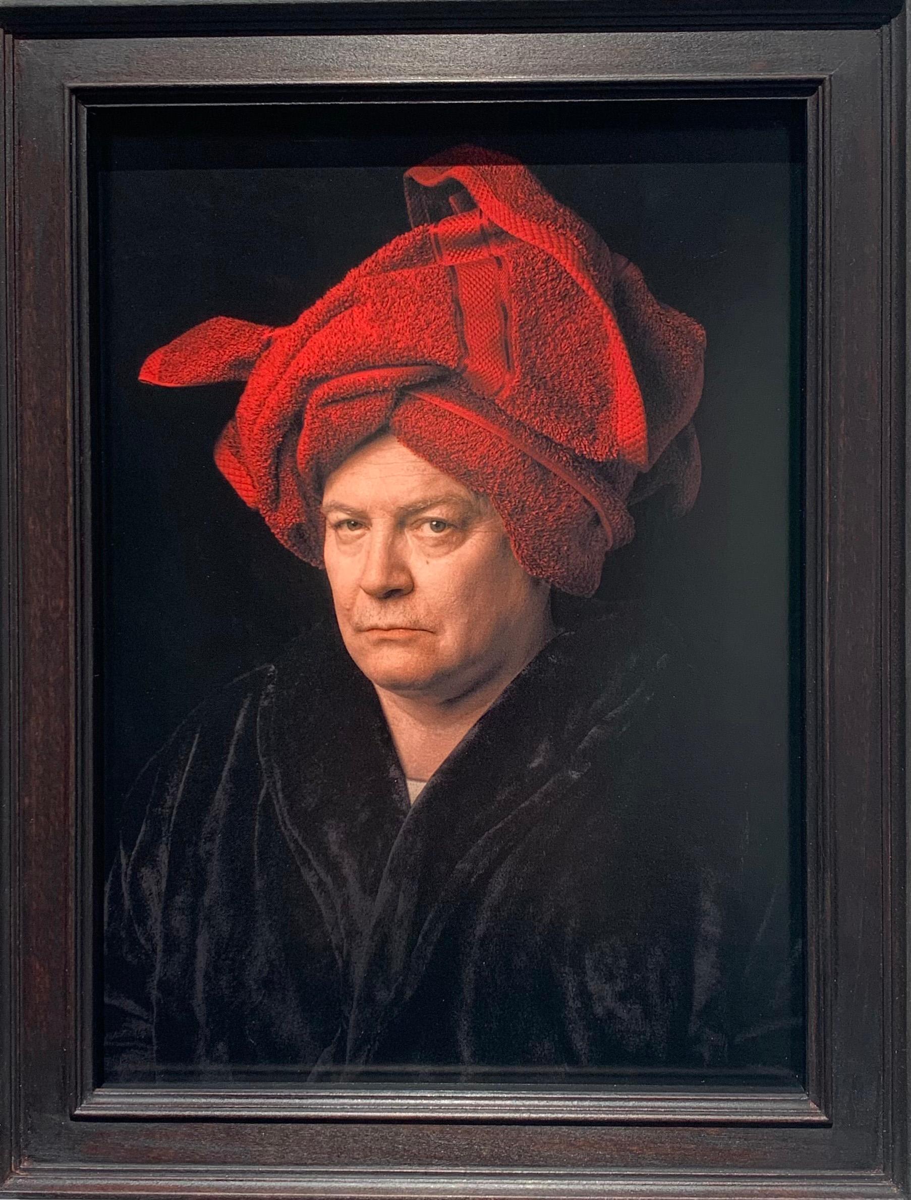 Jan van Eyck-Portrait of a Man 1433 (2021) - Renaissance Print by George McLeod