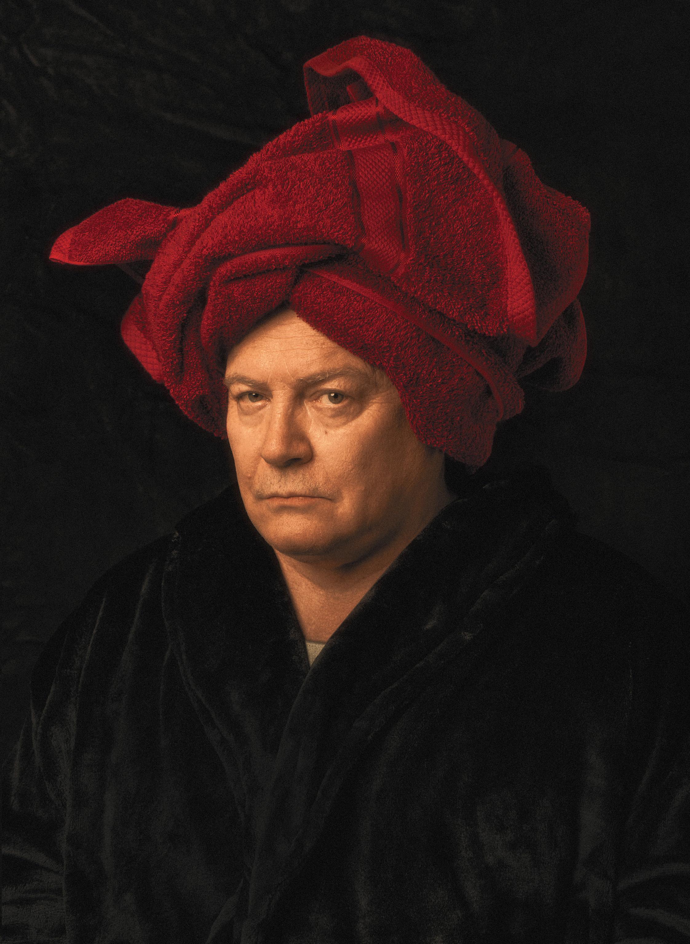 George McLeod Portrait Print – Jan van Eyck-Porträt eines Mannes 1433 (2021), Jan van Eyck