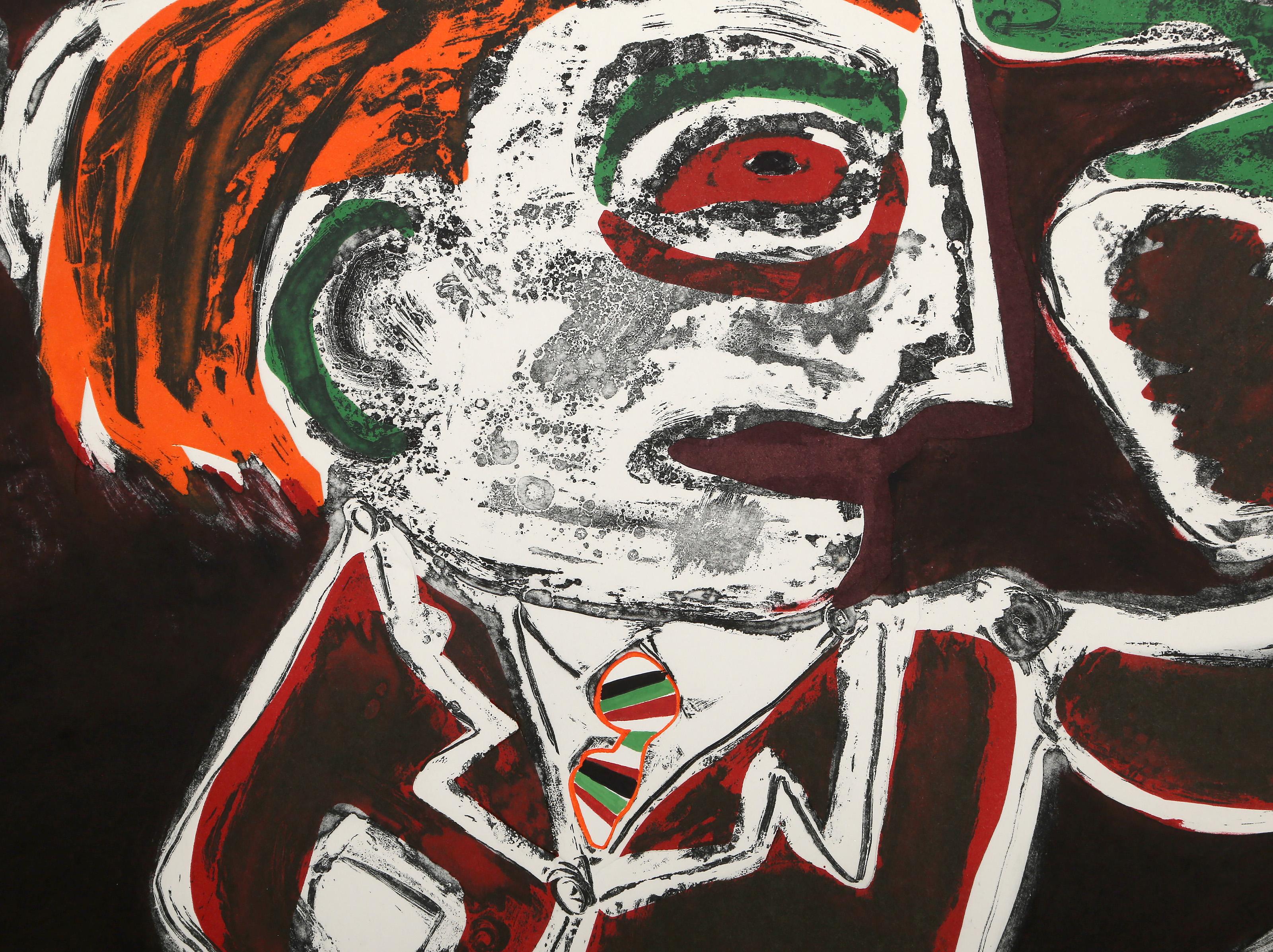 Debonair Disco, gravure en relief Pop Art avec aquatinte par George McNeil en vente 2
