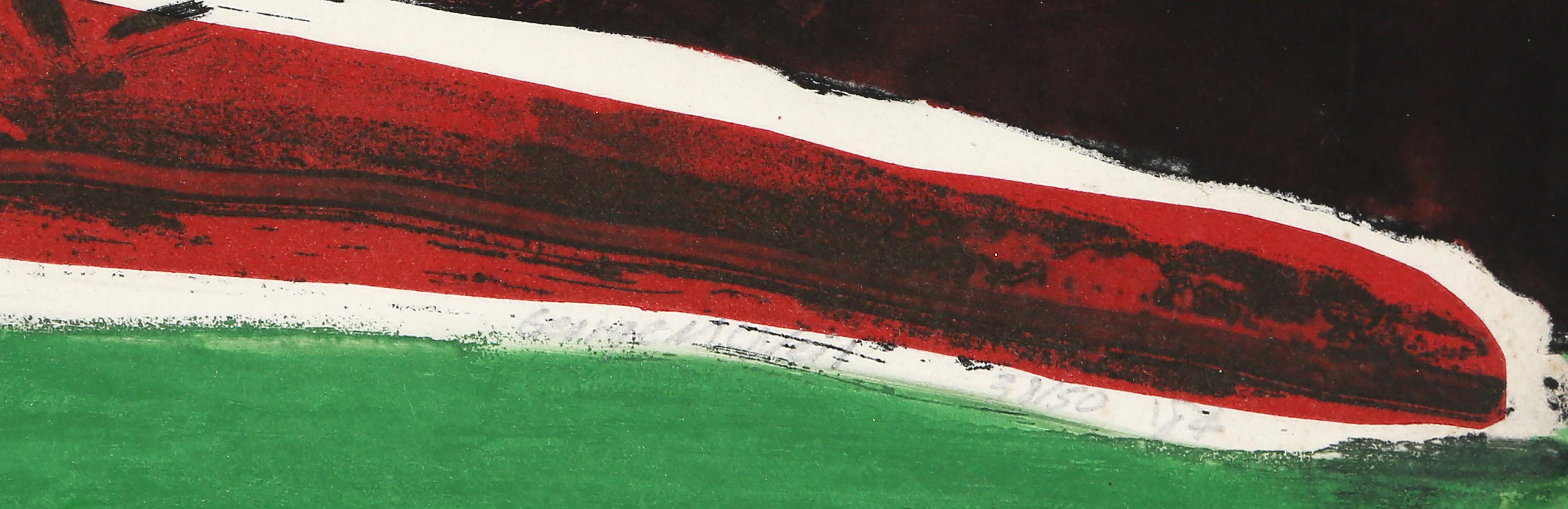 Debonair Disco, gravure en relief Pop Art avec aquatinte par George McNeil en vente 3
