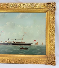 George Mears (British, active 1860–1895) Portrait of the Steamship "Rouen", 1888